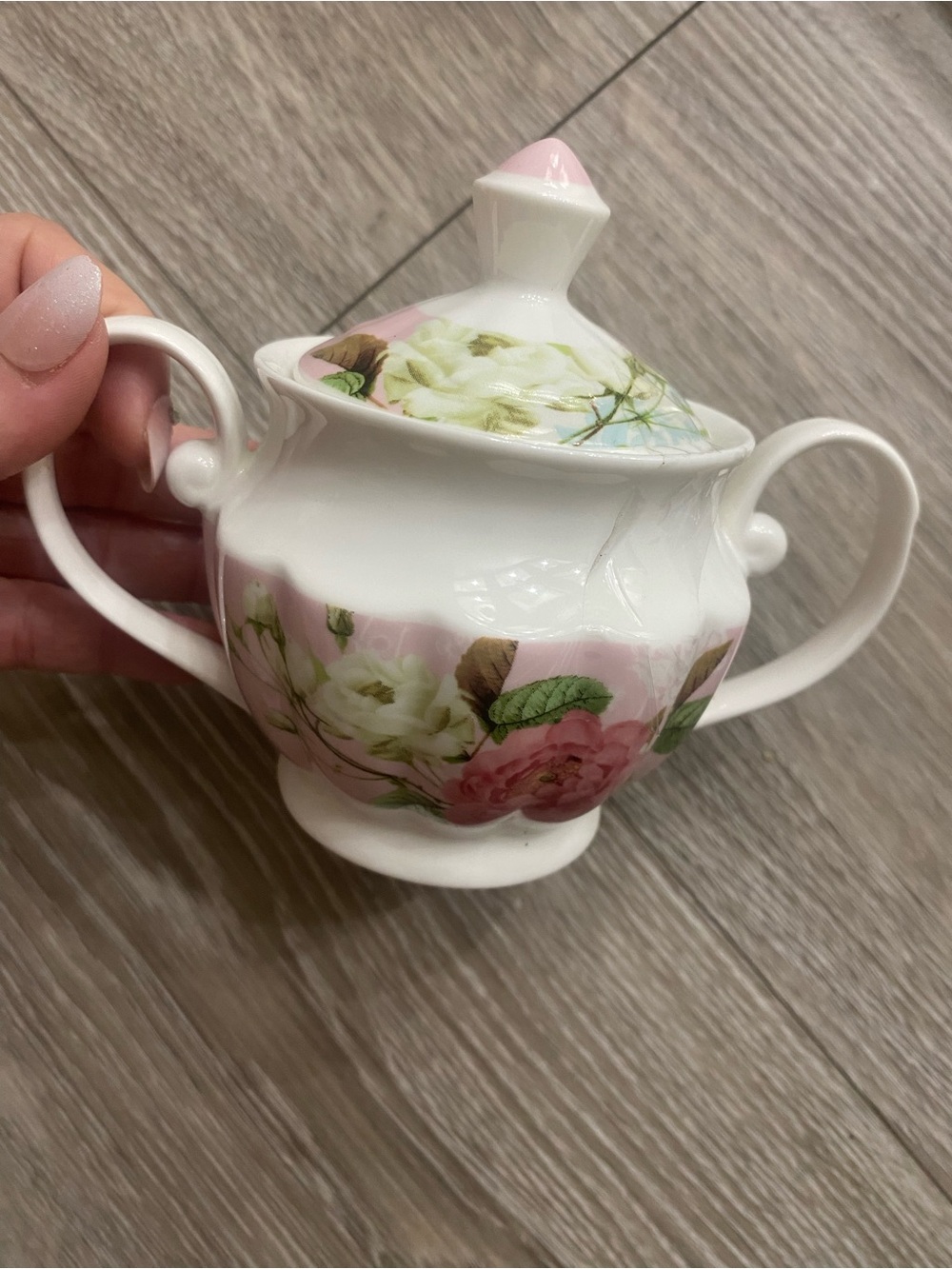 Anchor Hocking White Porcelain Piece with Logo